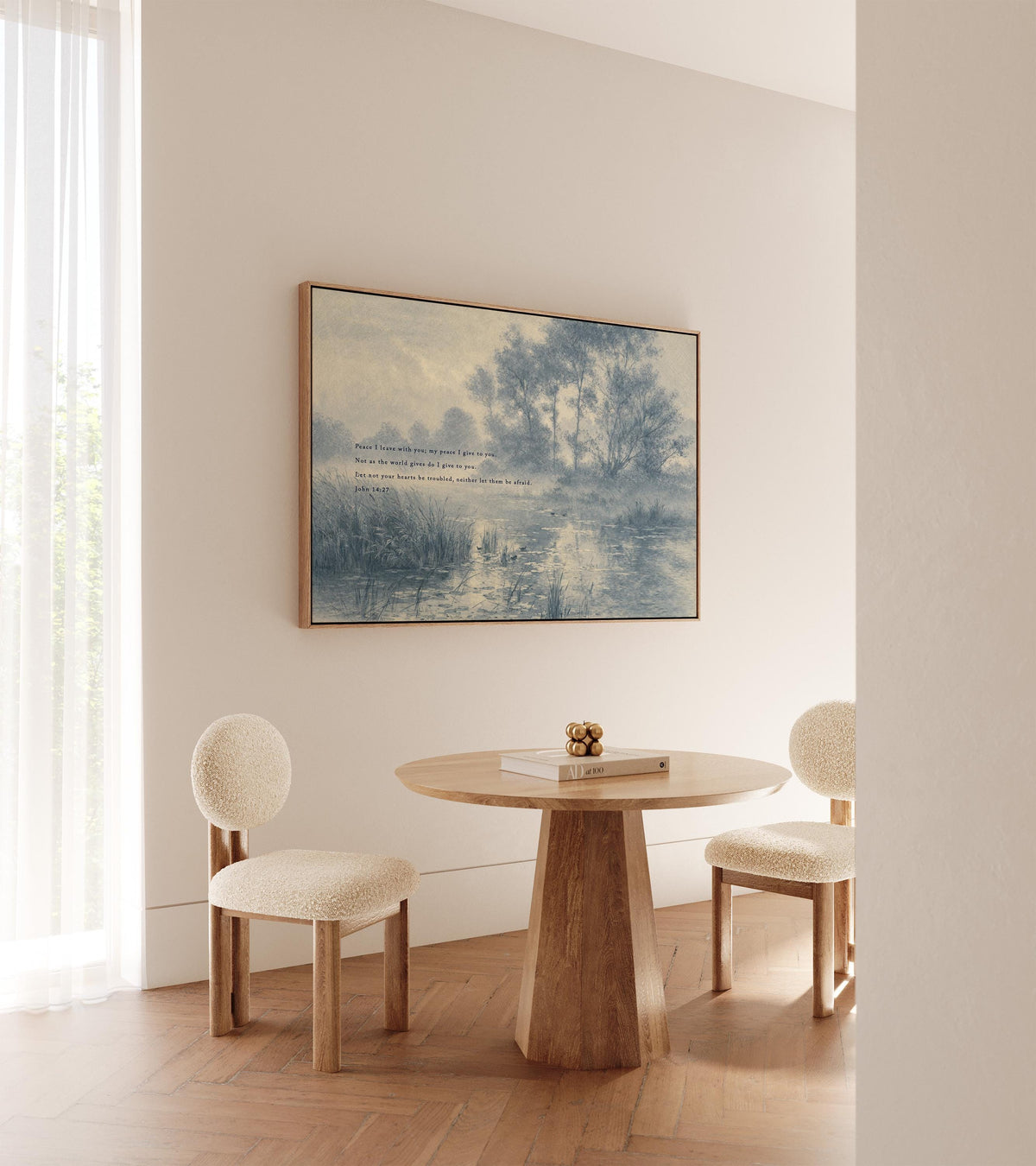 Vintage Landscape — John 14:27 | Product view 1