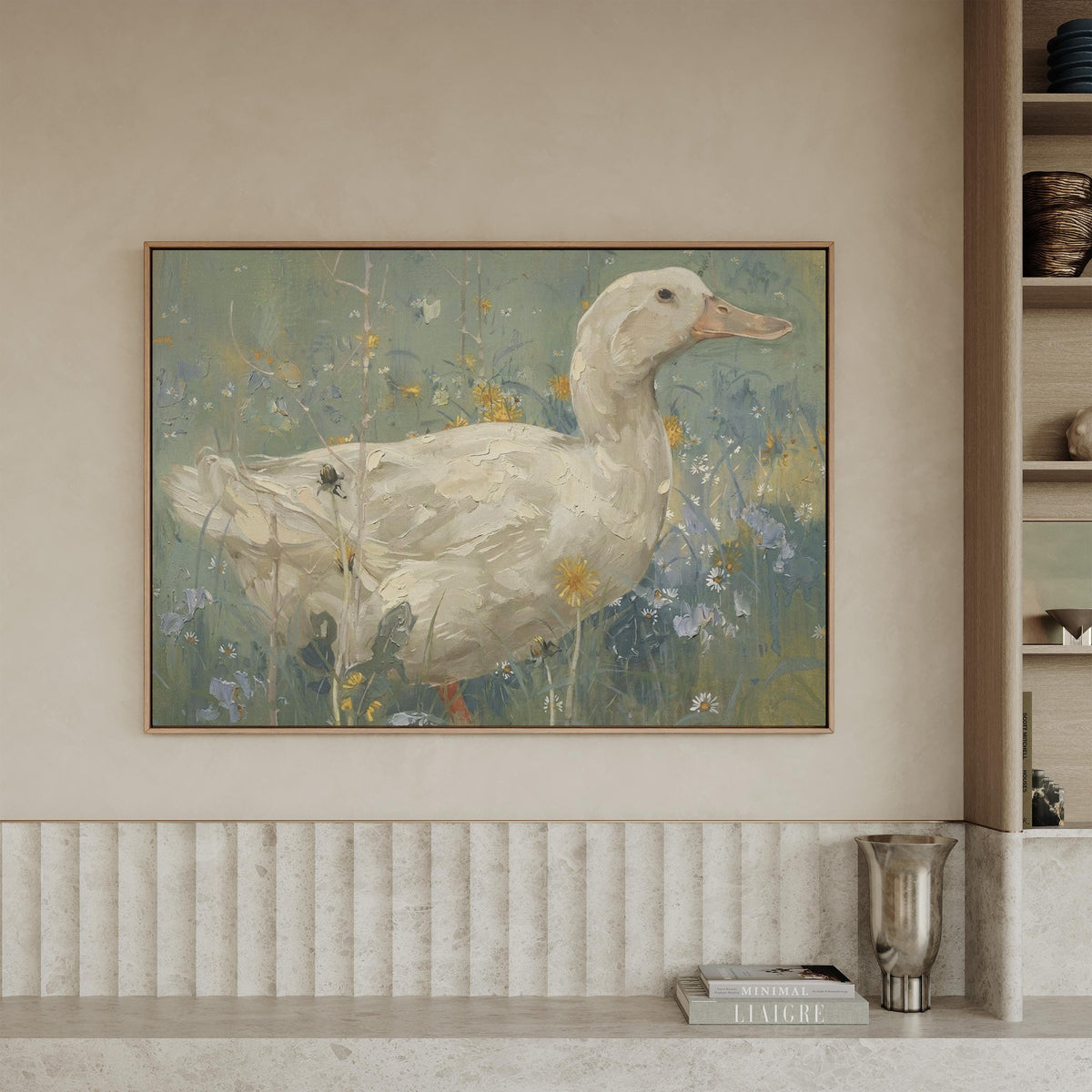 Soft Sage Duck — Landscape Print | Product view 1