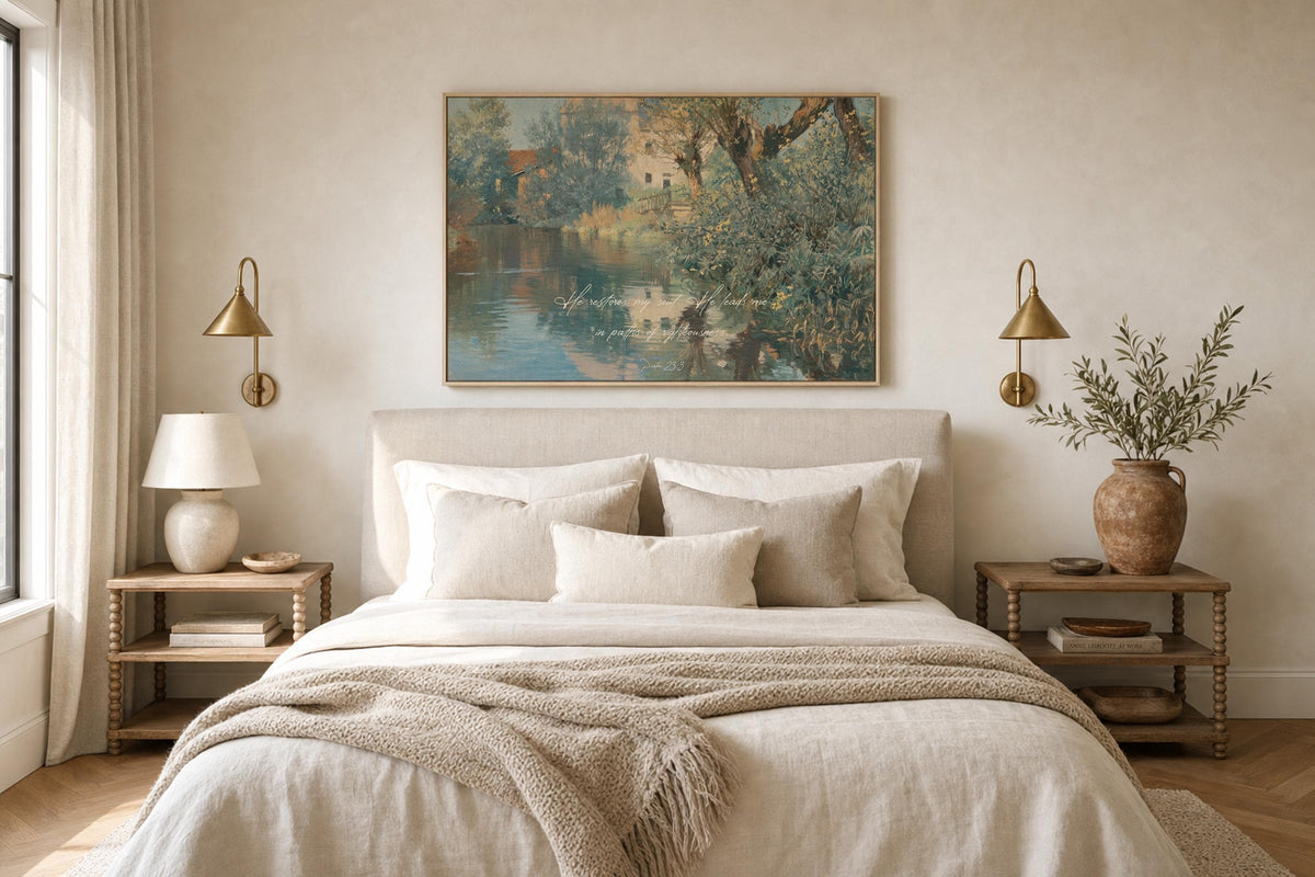 Serene Scripture Print — Scripture Wall Art | Product view 13