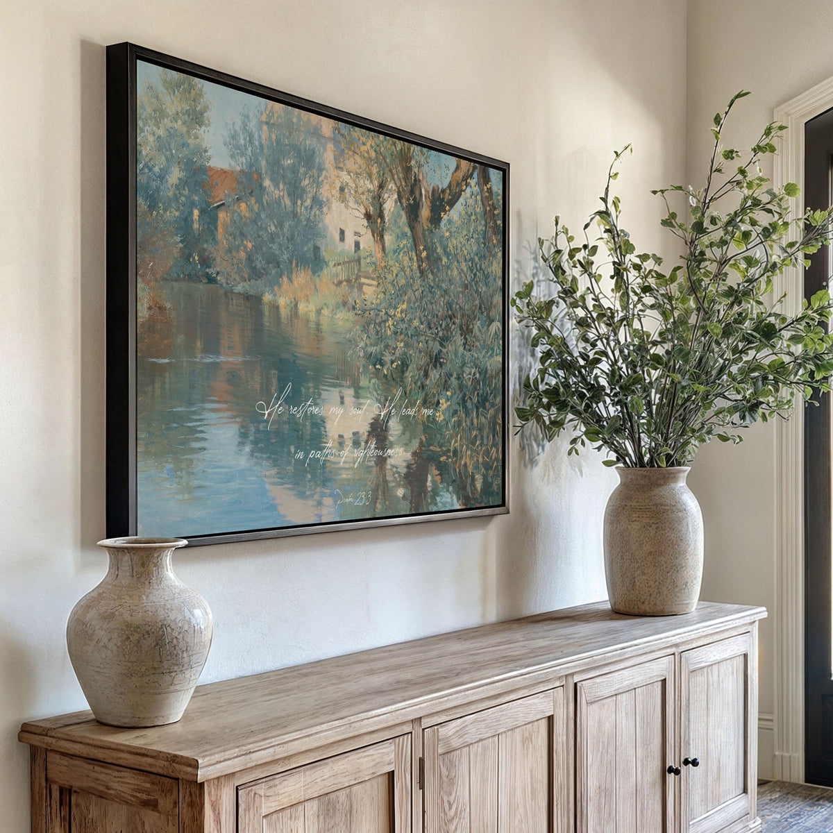 Serene Scripture Print — Scripture Wall Art | Product view 7