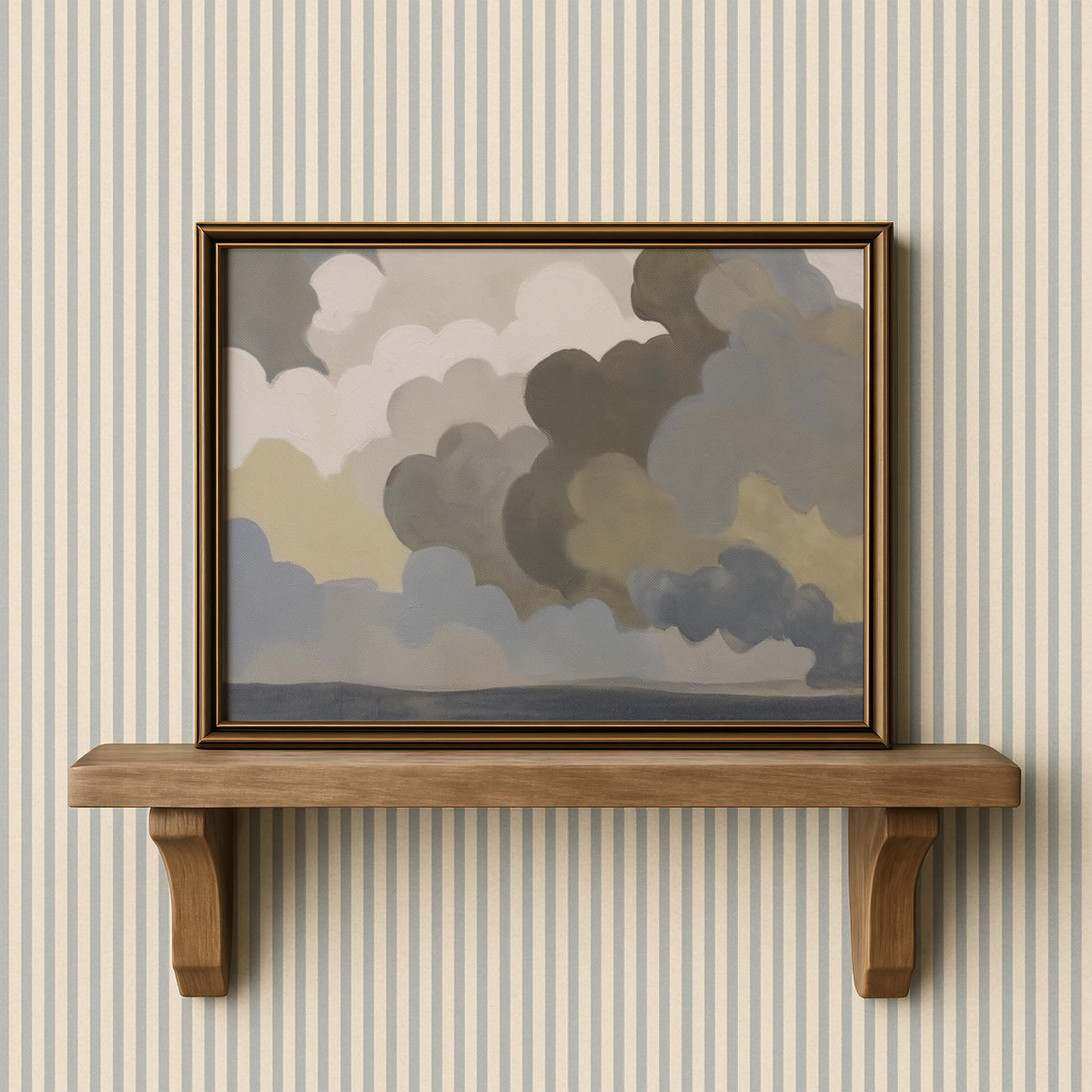 Soft Cloud Sky — Nursery Wall Art | Product view 8