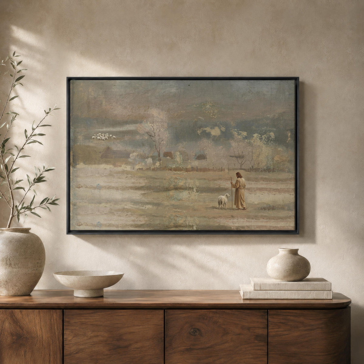Lost Sheep, Muted Farm Winter — Luke 15 | Product view 2