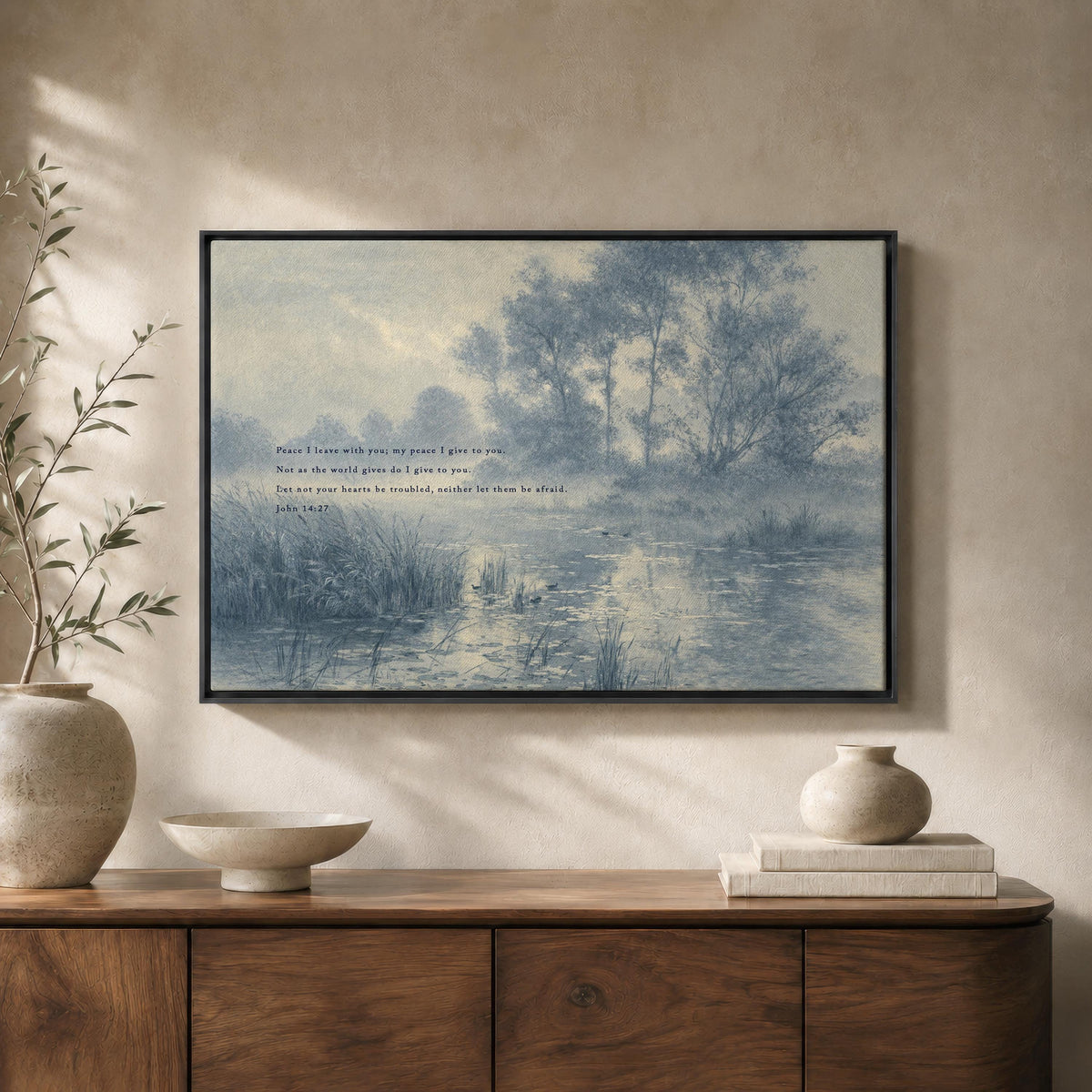 Vintage Landscape — John 14:27 | Product view 2