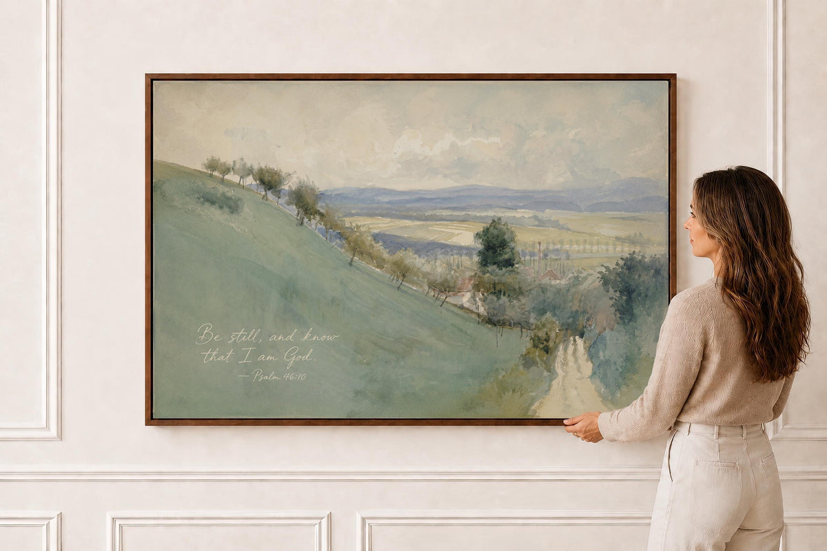 Quiet Hills — Psalm 46:10 | Product view 1