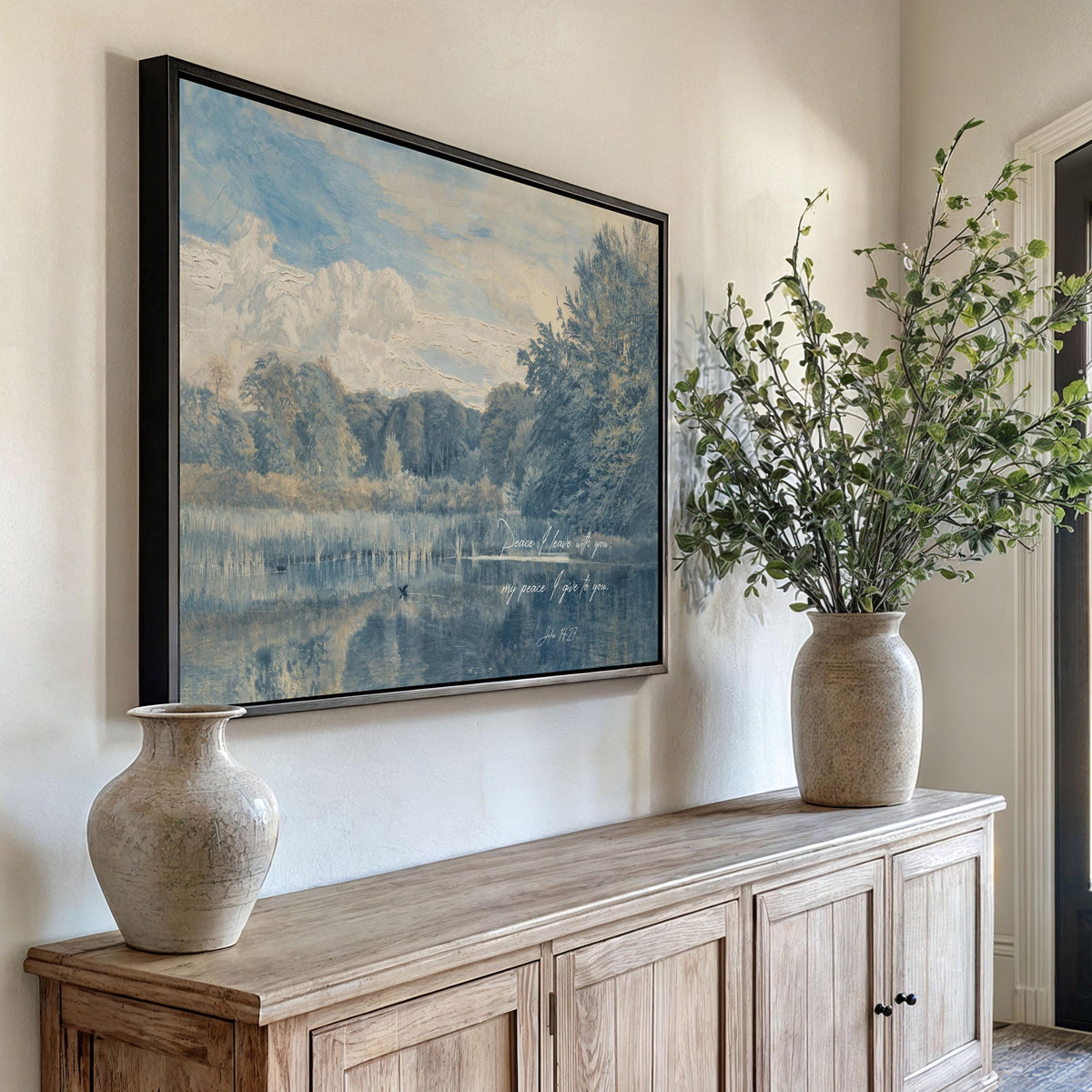 Tonal Faith Verse — Scripture Wall Art | Product view 8