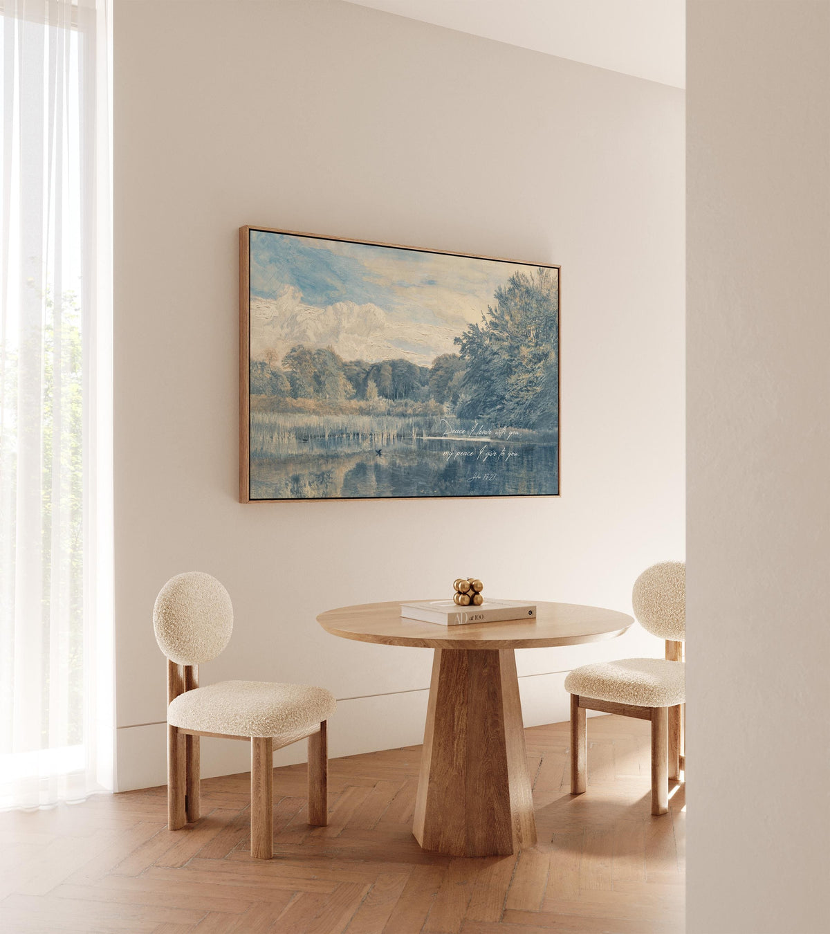 Tonal Faith Verse — Scripture Wall Art | Product view 6
