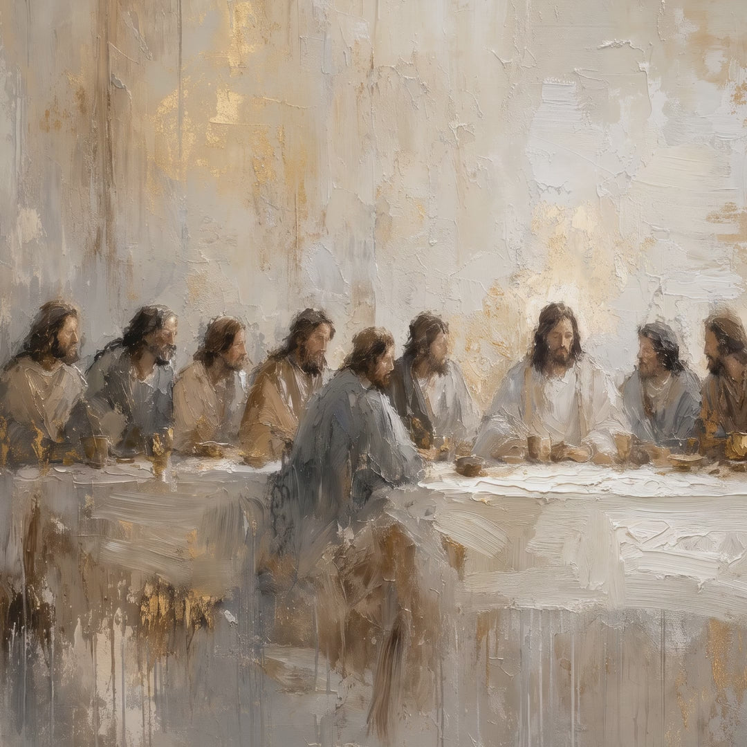 Textured Last Supper video