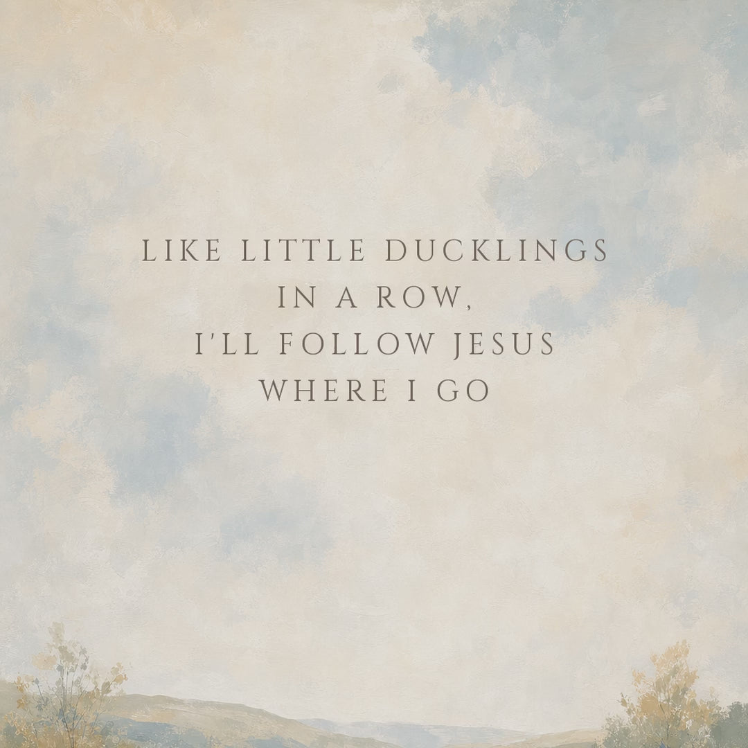 Like Little Ducklings in a Row (Portrait) video