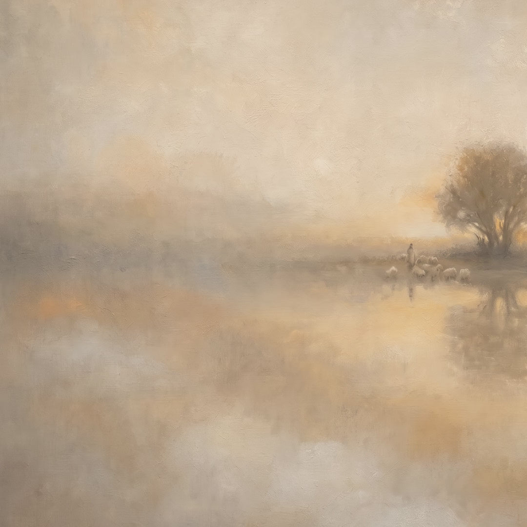 Lone Tree in Dusk Mist video