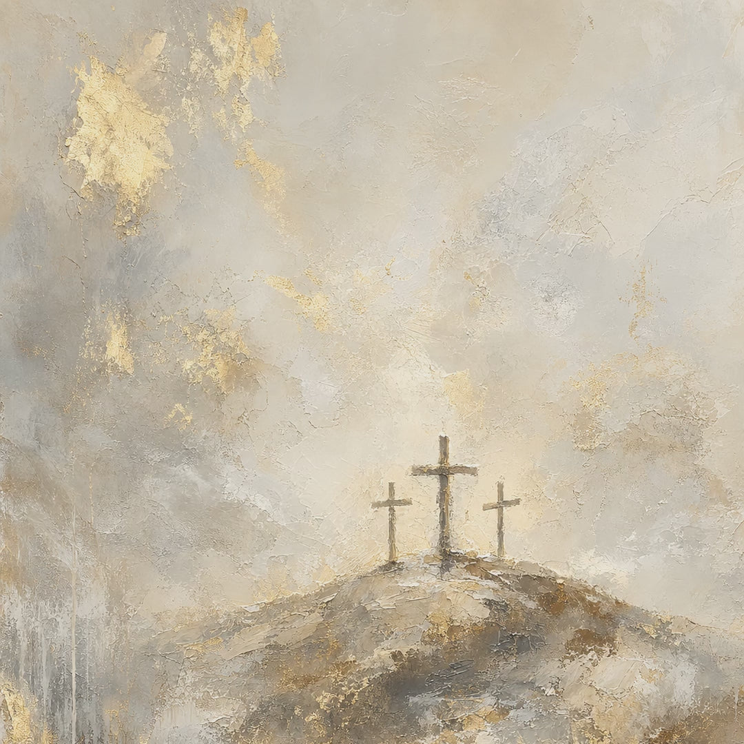 Three Crosses on Calvary Gold video