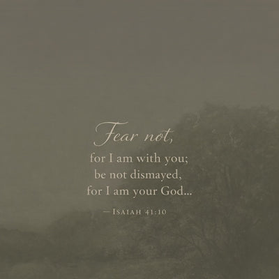Fear Not, for I Am with You — Isaiah 41:10 video
