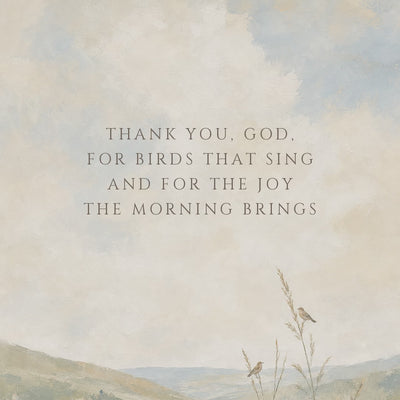 Thank You God for Birds (Portrait) video