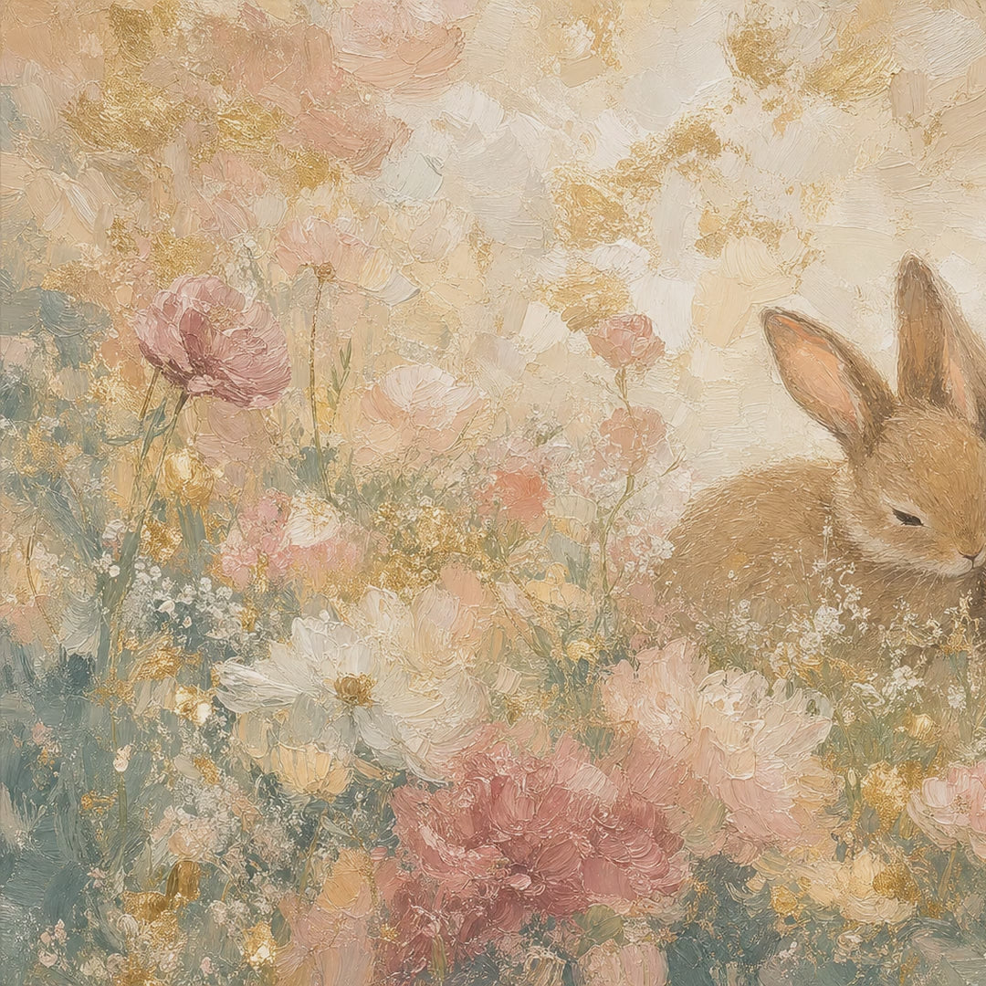 Cuddling Bunnies in Peonies video