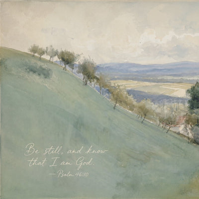 Be Still Green Hillside — Psalm 46:10 video