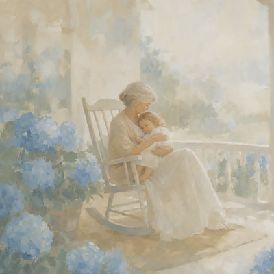 Porch Rocker and Hydrangeas video