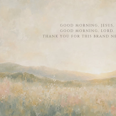 Good Morning Jesus Meadow (Landscape) video