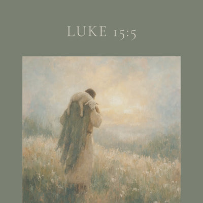Jesus Carrying the Lost Sheep — Luke 15:5 video