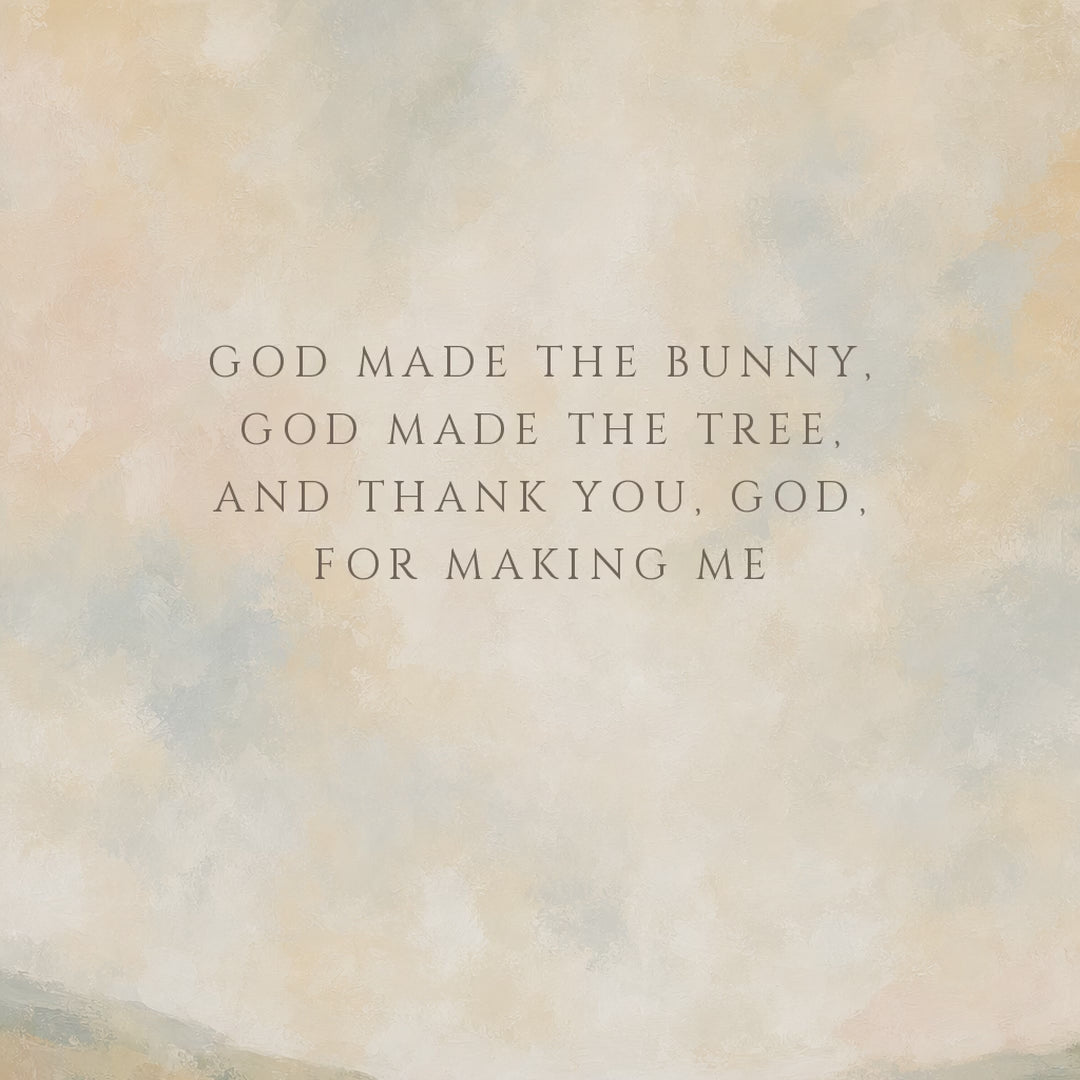 Thank You God for Making Me (Portrait) video