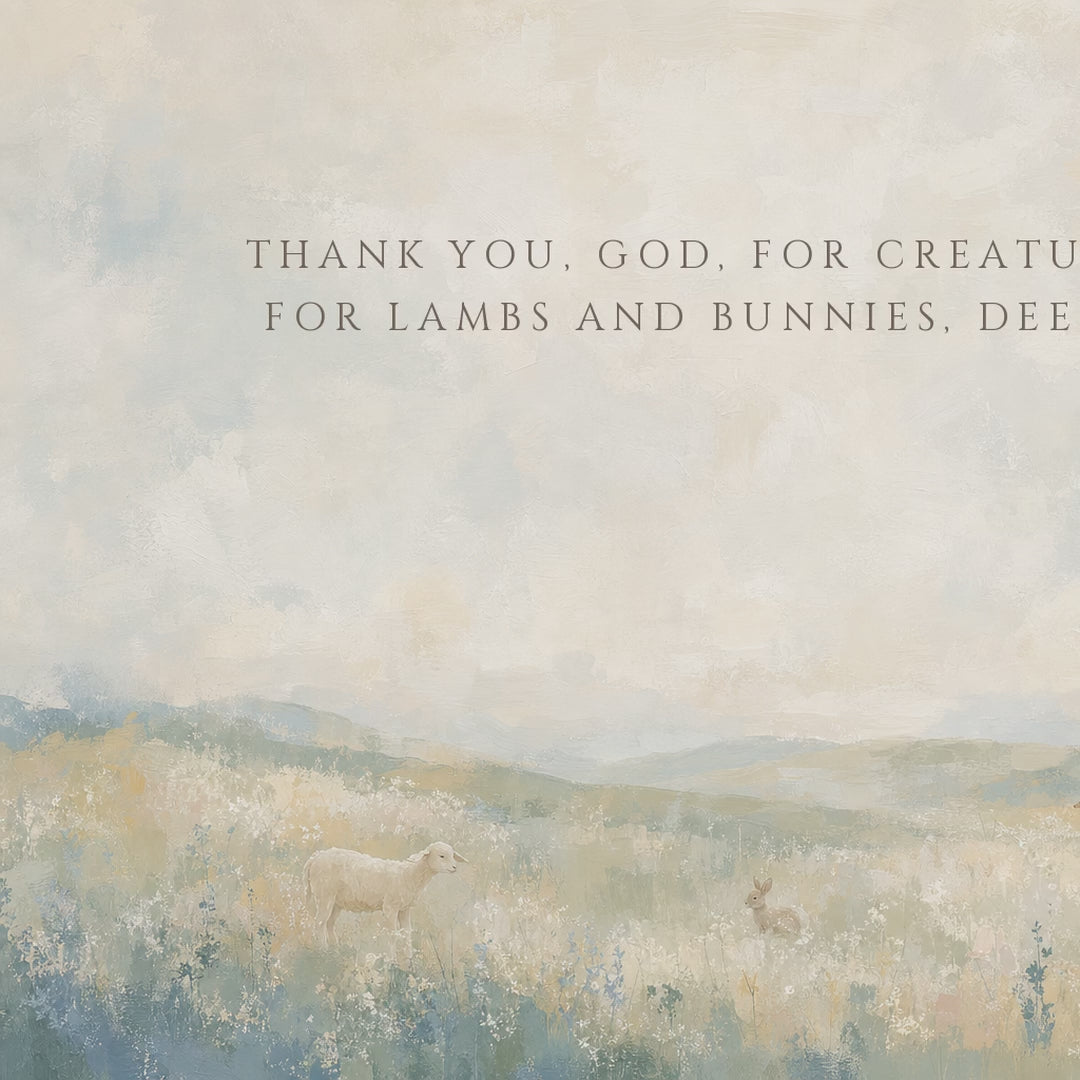 Thank You God For Creatures Small video