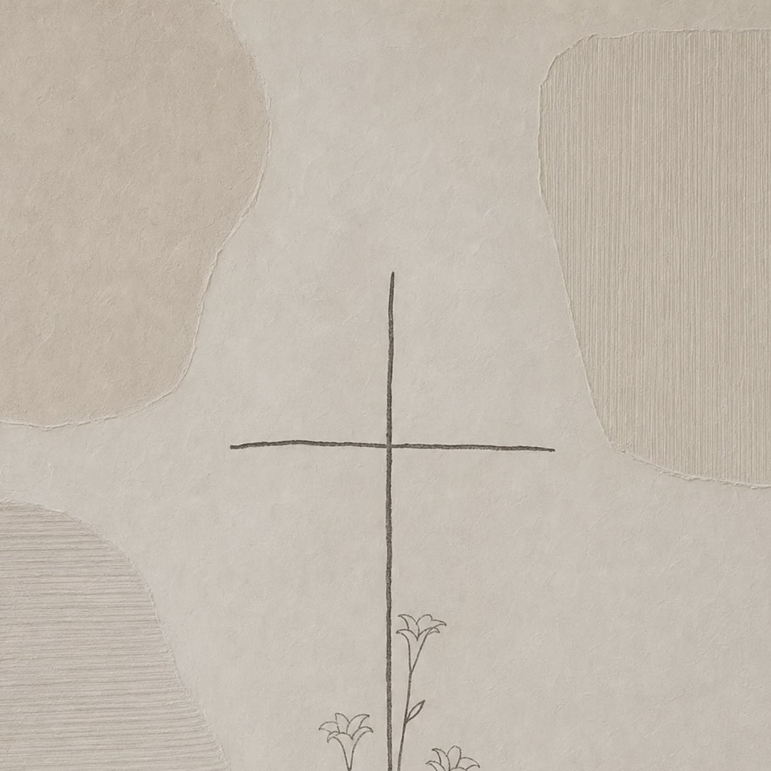 Minimalist Cross Lilies Sketch video