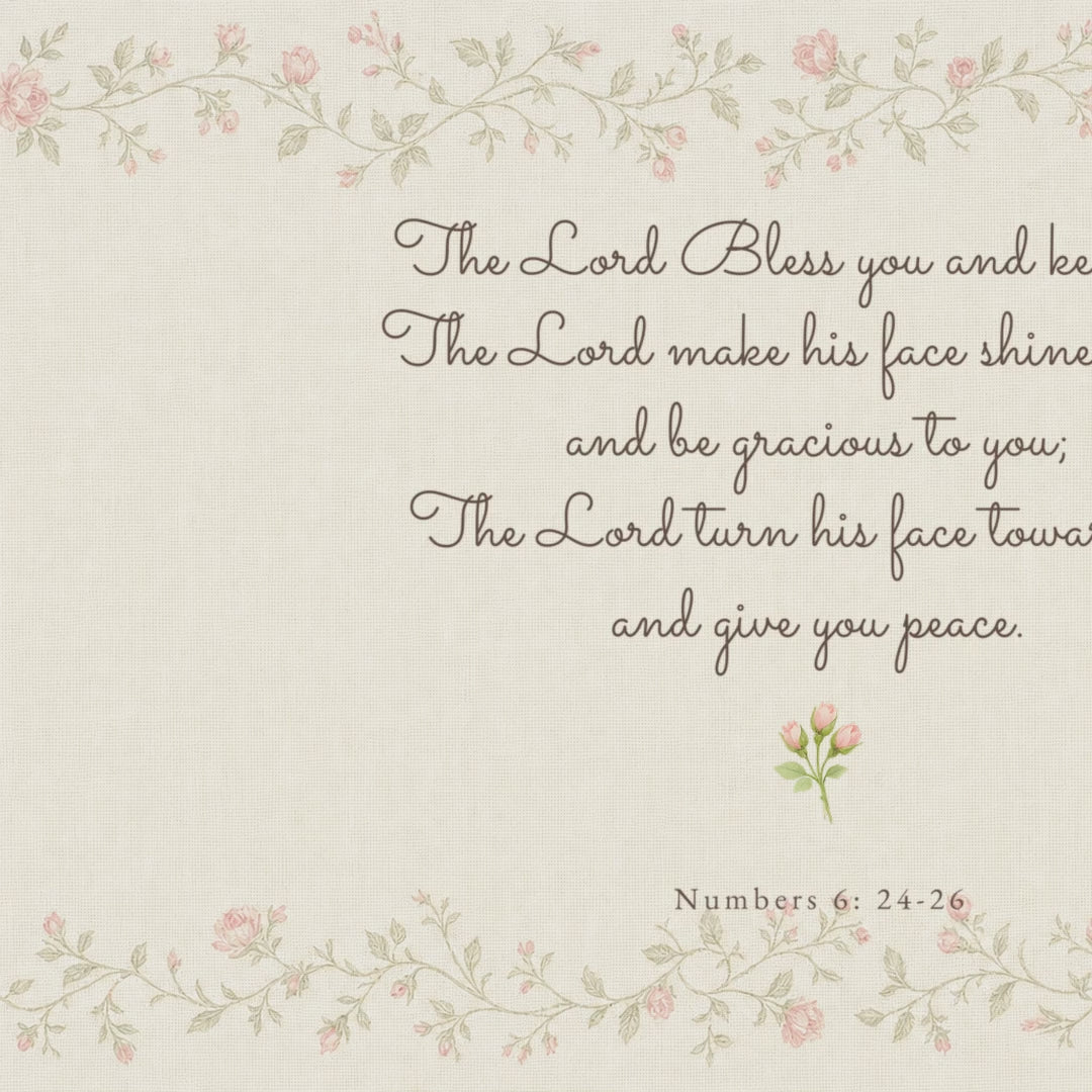 Nursery Blessing Soft Florals video