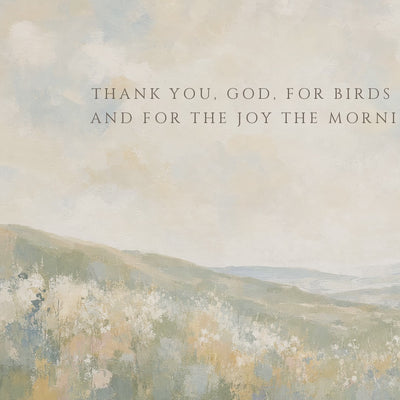 Thank You God for Birds (Landscape) video
