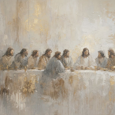 Gold Textured Last Supper video