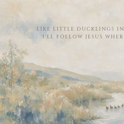 Like Little Ducklings in a Row (Landscape) video