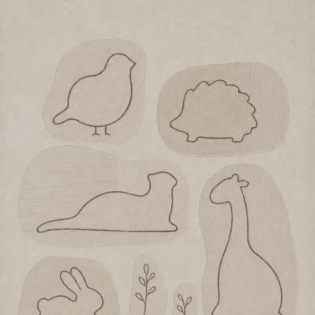 Neutral Nursery Animal Collage video