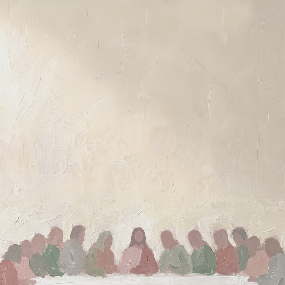 Pastel Last Supper video