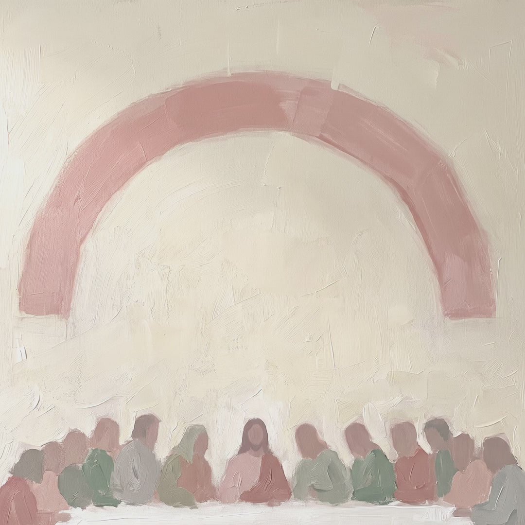 Pastel Last Supper with Arch video